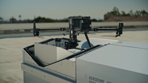 Flock Aerodome Drone as First Responder system