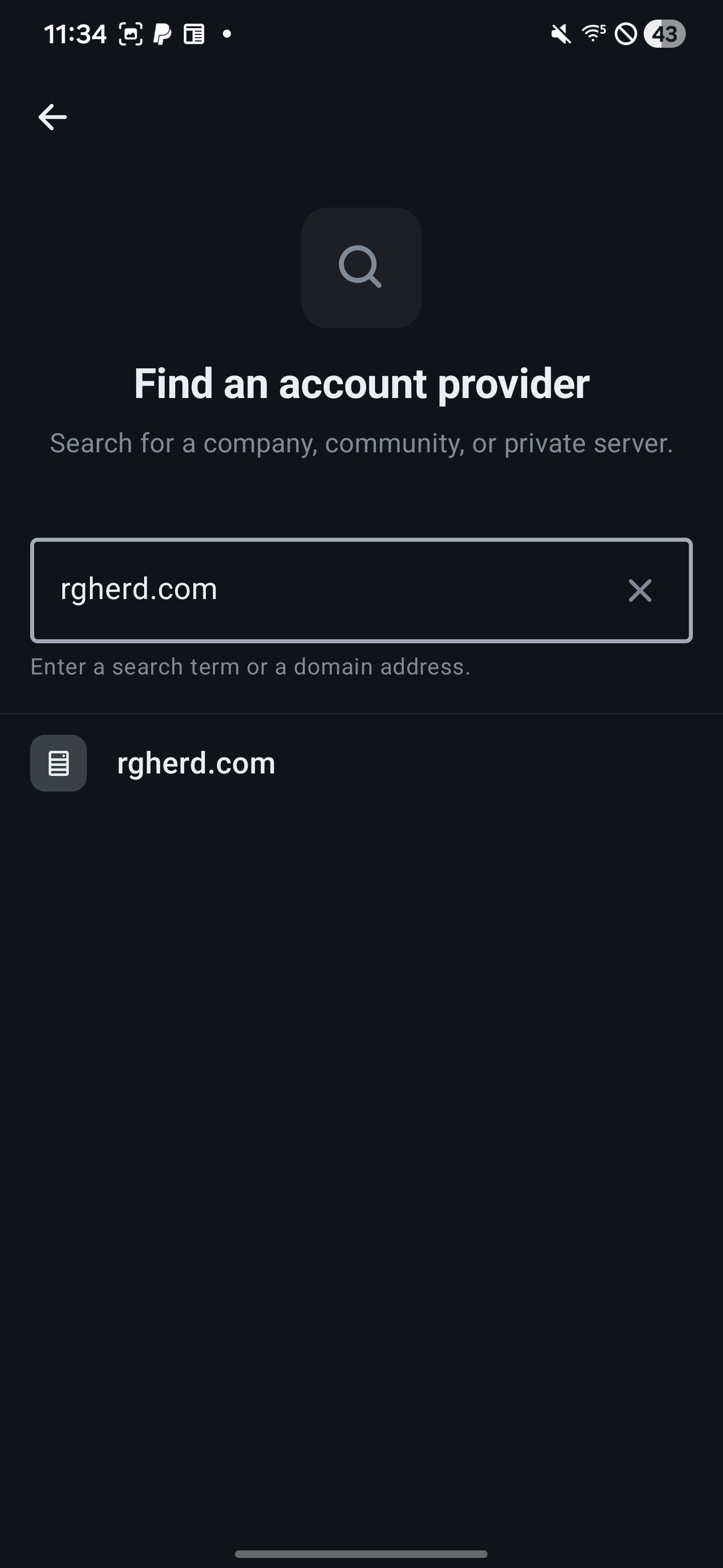 Element X: Enter rgherd.com